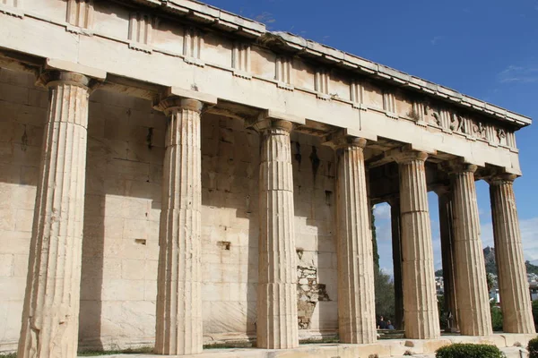 Aghora Atina Yunanistan Kalıntıları — Stok fotoğraf