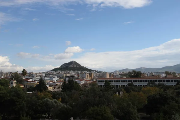 Rovine Aghora Atene Grecia — Foto Stock