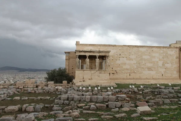 Vista Acropolis Greece — Fotografia de Stock