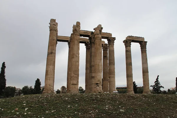 Muur Van Hadrianus Athene Griekenland — Stockfoto
