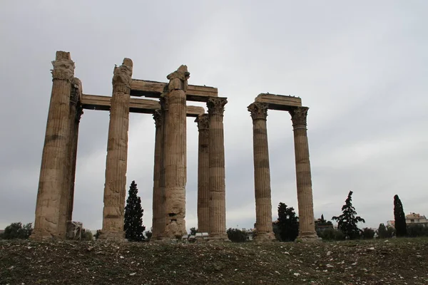 Muur Van Hadrianus Athene Griekenland — Stockfoto