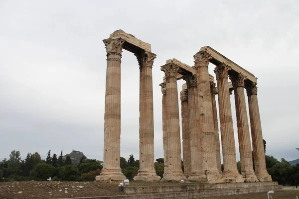 Muur Van Hadrianus Athene Griekenland — Stockfoto