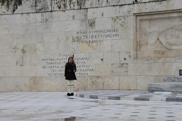 Changement Gardes Parlement Grec — Photo