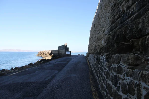 Widokiem Port Miasta Heraklionu Krecie Grecja — Zdjęcie stockowe