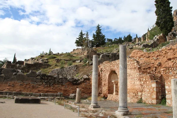 Oráculo Delphi Grécia — Fotografia de Stock