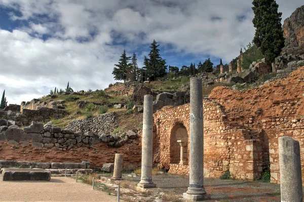 Orakel Delphi Griechenland — Stockfoto