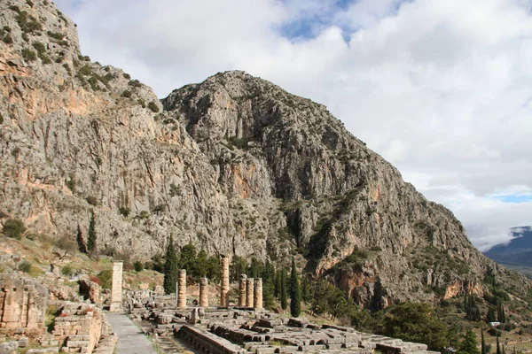 Oráculo Delphi Grécia — Fotografia de Stock