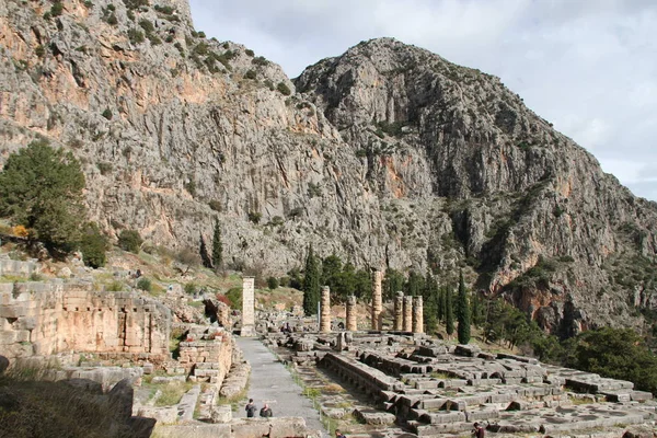 Orakel Delphi Griechenland — Stockfoto
