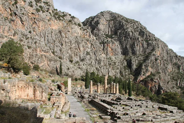 Oraklet Delphi Grekland — Stockfoto