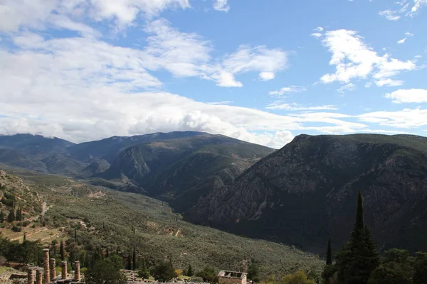 Oráculo Delphi Grécia — Fotografia de Stock