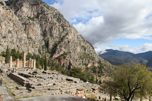 Oraklet Delphi Grekland — Stockfoto