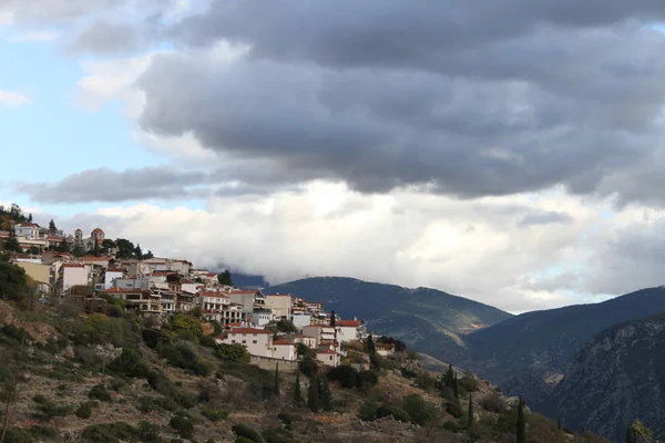 Oráculo Delphi Grécia — Fotografia de Stock