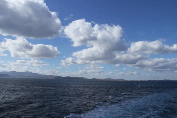 Ferry Griekenland Athene Naar Cycladen — Stockfoto