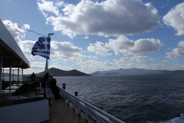 2017 Santorin Grèce Ferry Grèce Athènes Aux Cyclades — Photo