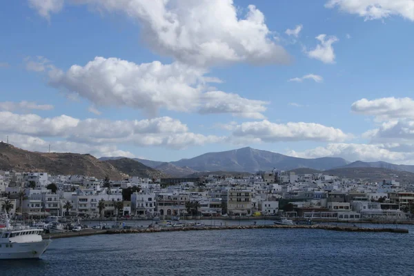 2017 Santorini Sziget Görögország Komp Görögország Athén Kükládok — Stock Fotó