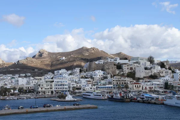 2017 Санторини Греция Паром Греции Афины Киклады — стоковое фото