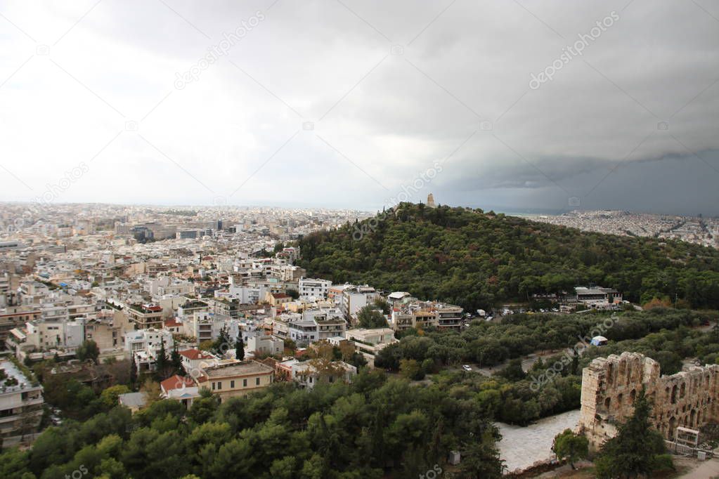 View of Acropolis, Athens, Greece