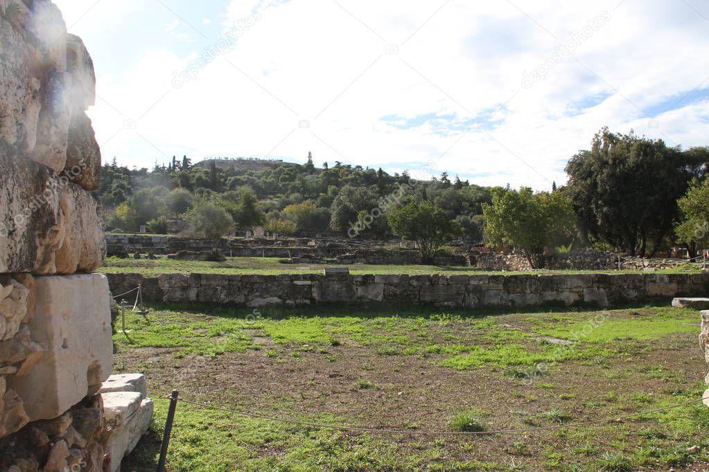 Ruins of Aghora,  Athens Greece