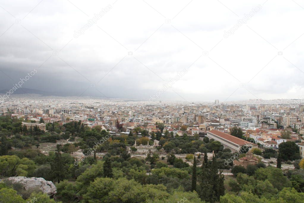 View from Acropolis, Greece