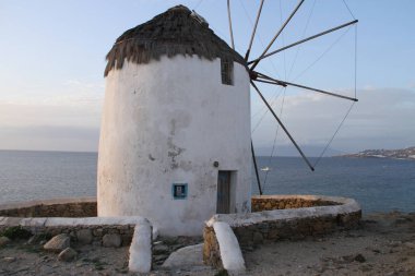 Mikonos Adası görünümünü
