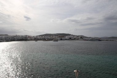 Mikonos Adası görünümünü