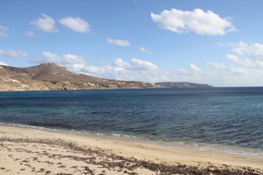 Mikonos Adası görünümünü