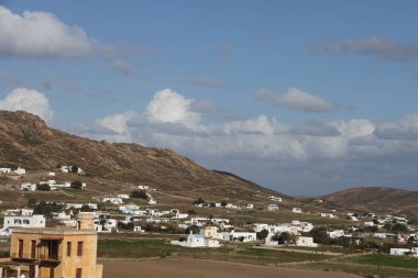 Mikonos Adası görünümünü