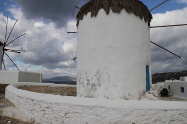 Mikonos Adası görünümünü