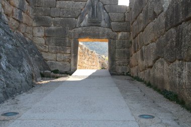 Mycenae, Yunanistan bir arkeolojik site Fotoğraflar