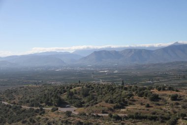 Kalıntıları Cornithos, Peloponesse, Yunanistan