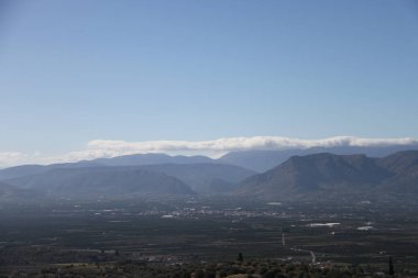 Kalıntıları Cornithos, Peloponesse, Yunanistan