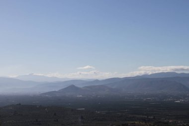 Kalıntıları Cornithos, Peloponesse, Yunanistan