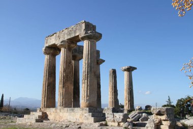 Kalıntıları Cornithos, Peloponesse, Yunanistan