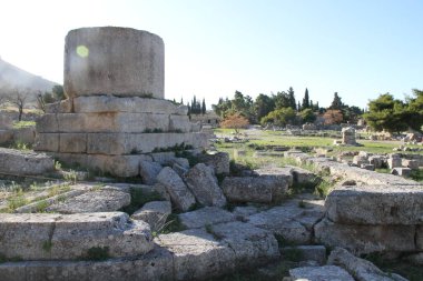 Kalıntıları Cornithos, Peloponesse, Yunanistan