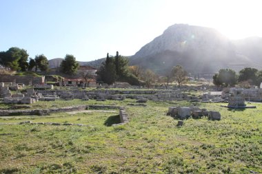 Kalıntıları Cornithos, Peloponesse, Yunanistan