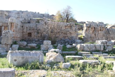 Kalıntıları Cornithos, Peloponesse, Yunanistan