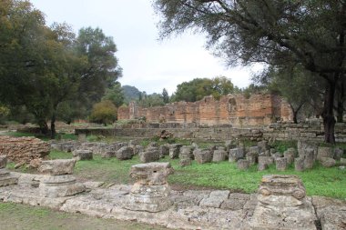 Olimpia, Yunanistan. Özgün Olimpiyat Oyunları sitesi