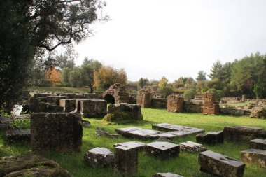 Olimpia, Yunanistan. Özgün Olimpiyat Oyunları sitesi