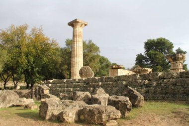 Olimpia, Yunanistan. Özgün Olimpiyat Oyunları sitesi
