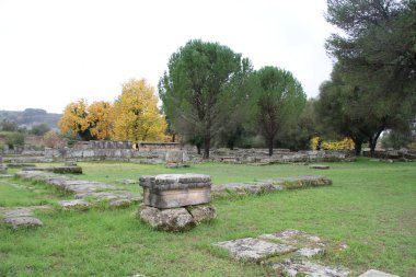 Olimpia, Yunanistan. Özgün Olimpiyat Oyunları sitesi