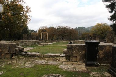 Olimpia, Yunanistan. Özgün Olimpiyat Oyunları sitesi
