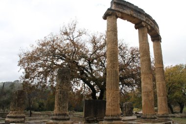 Olimpia, Yunanistan. Özgün Olimpiyat Oyunları sitesi