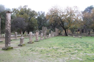 Olimpia, Yunanistan. Özgün Olimpiyat Oyunları sitesi