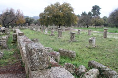 Olimpia, Yunanistan. Özgün Olimpiyat Oyunları sitesi