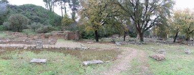 Olimpia, Yunanistan. Özgün Olimpiyat Oyunları sitesi