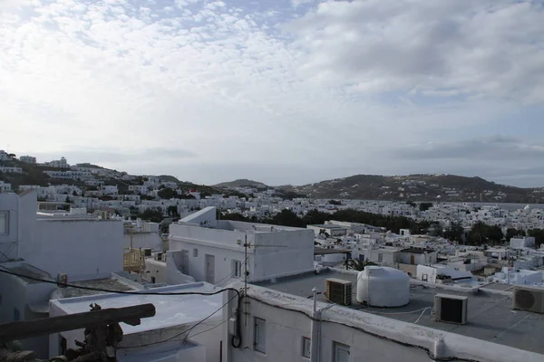 Vue Île Mykonos — Photo