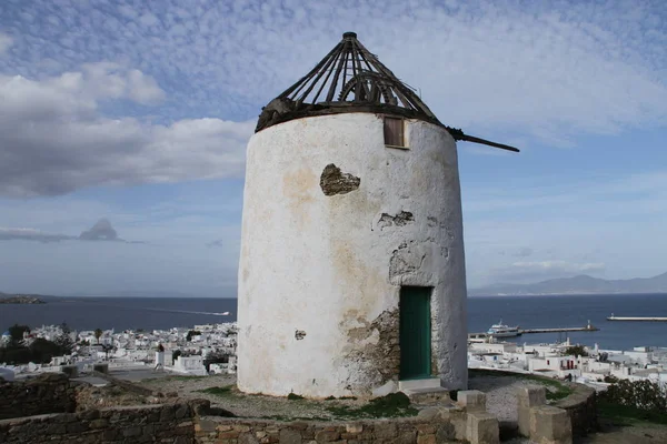 Mikonos Adası Görünümünü — Stok fotoğraf