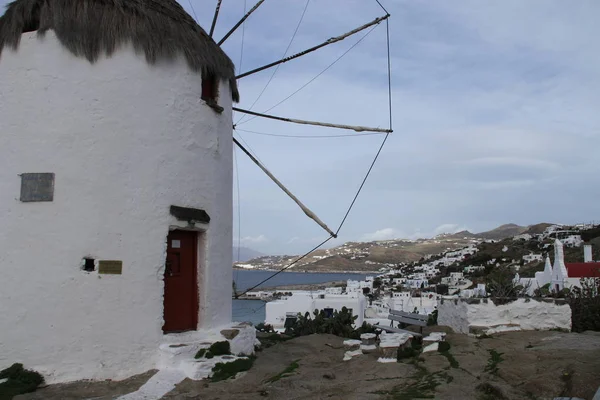 Mikonos Adası Görünümünü — Stok fotoğraf