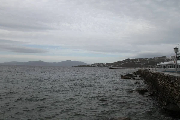 Vue Île Mykonos — Photo