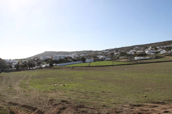 Veduta Dell Isola Mykonos — Foto Stock